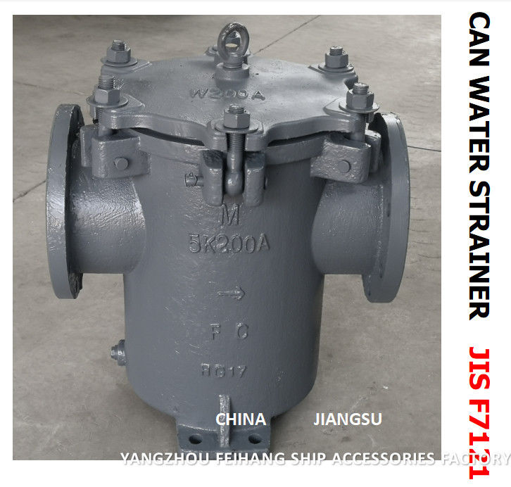 FILTRES À EAU POUR CANETTES MARINES JIS F7121-CAN CRÉPINE À EAU CORPS EN FONTE CARTOUCHE FILTRANTE EN ACIER INOXYDABLE