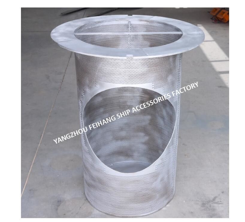 Filtre de coffre de mer en acier inoxydable 316, élément filtrant, épaisseur de matériau de 2 à 6mm, traitement avec les dessins fournis