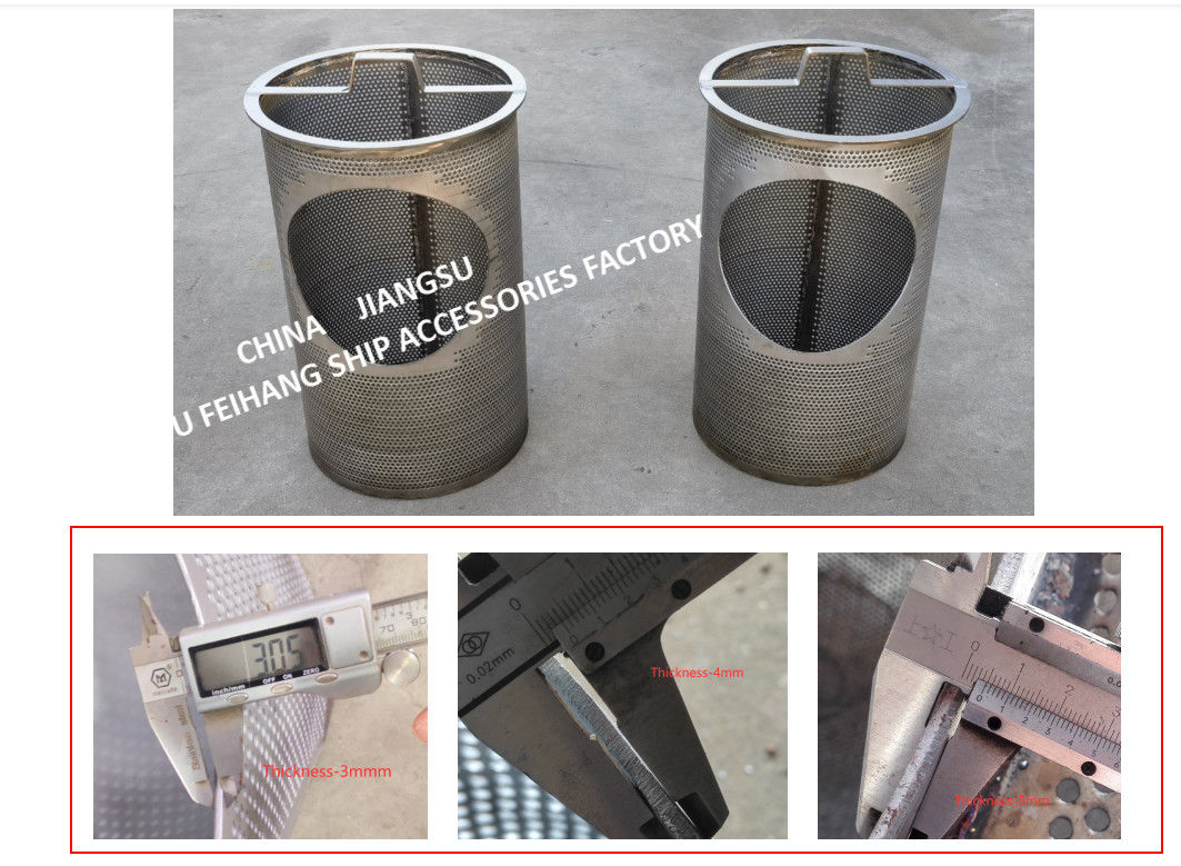 Filtre de coffre de mer - Élément filtrant d'eau de mer marine Filtre de coffre de mer Crépines de coffre de mer