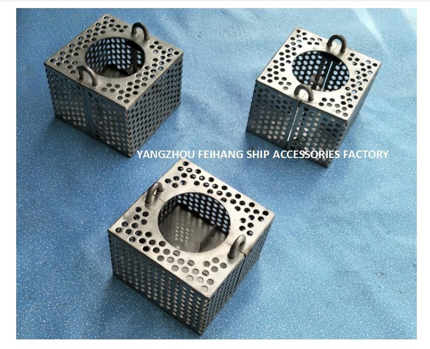 Jis F7206 5k-50a crépines à boîte à roses en maille d'acier inoxydable pour connexion filetée d'aspiration de réservoir d'eau