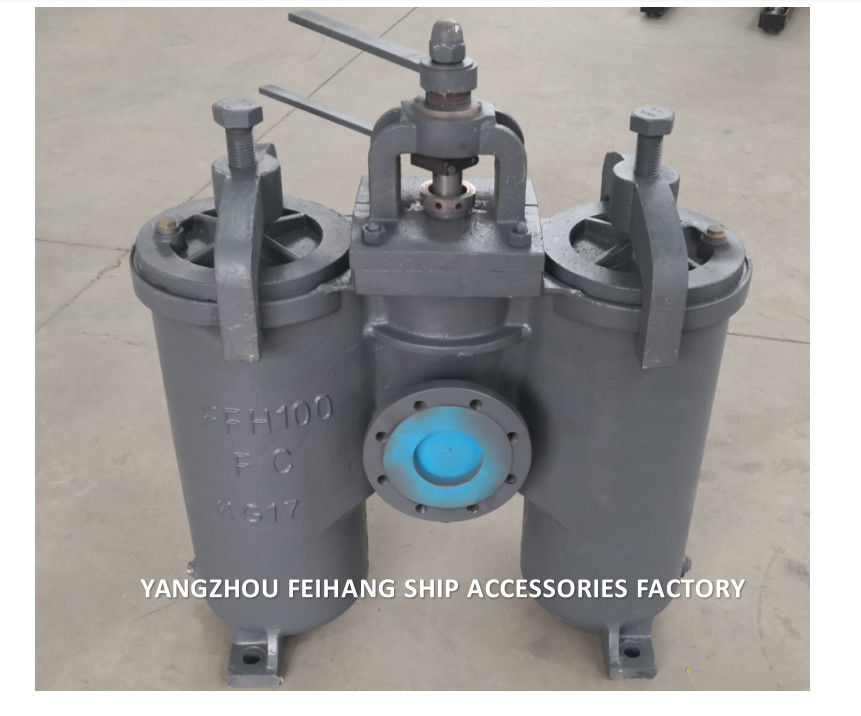 Crépine d'huile duplex de type H Jis F7208-Crépine d'huile duplex marine Jis F7208-Crépine d'eau duplex