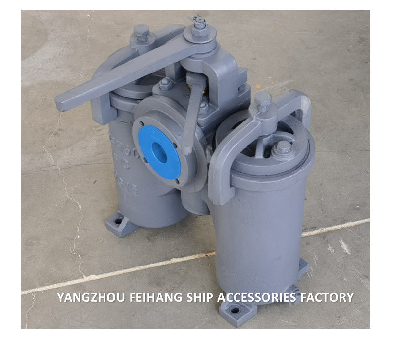 Crépine d'huile duplex de type H Jis F7208-Crépine d'huile duplex marine Jis F7208-Crépine d'eau duplex