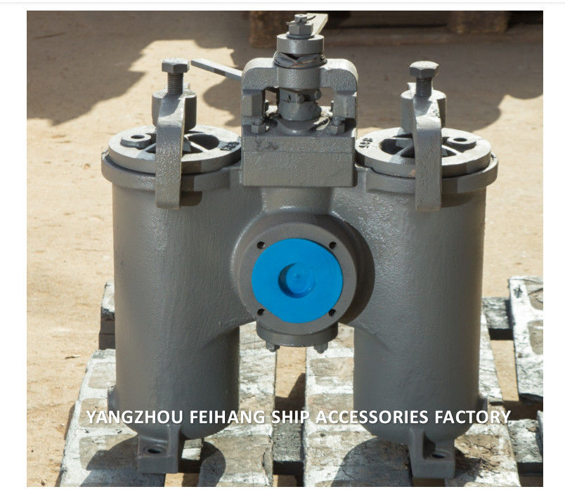 Crépine d'huile duplex de type H Jis F7208-Crépine d'huile duplex marine Jis F7208-Crépine d'eau duplex