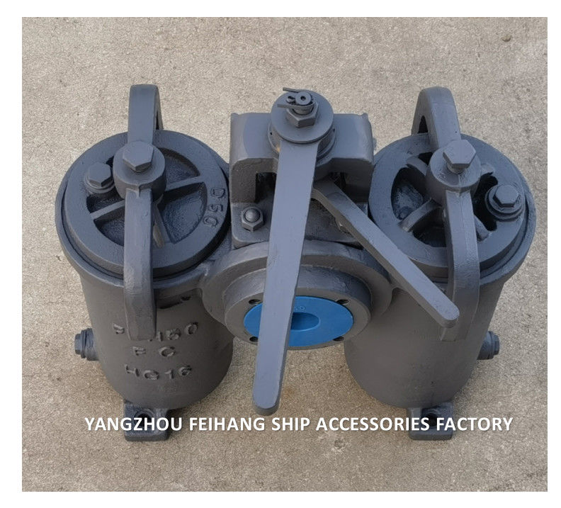Crépine d'huile duplex de type H Jis F7208-Crépine d'huile duplex marine Jis F7208-Crépine d'eau duplex