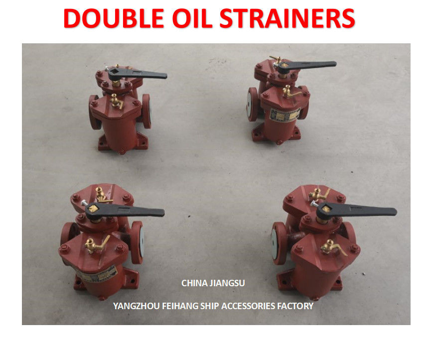 Crépine d'huile duplex à flasque pour applications marines industrielles, modèle AS20 Cb/T425-94