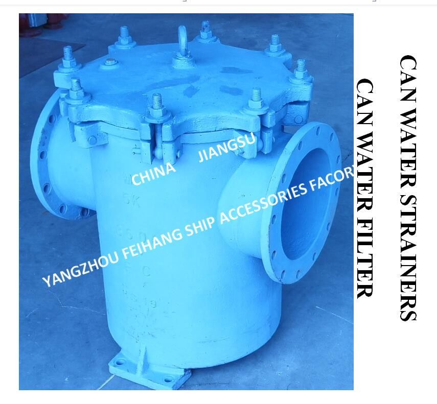 Chine JIS F7121 5K/10K filtre à eau à bride pour utilisation en bateau filtre à eau marin 5K-300A