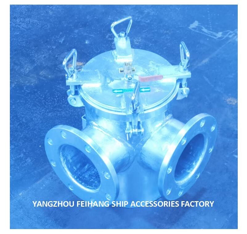 FH-BLS100A CB/T497-94 Marine Right Angle Seawater Filter - filtre d'eau brut d'aspiration à angle droit