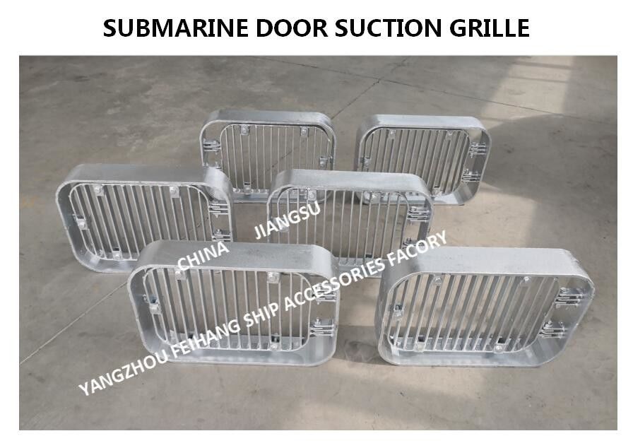 Grille d'aspiration galvanisée à chaud en acier au carbone, grille d'aspiration rectangulaire, grille d'aspiration sous-marine pour portes A125 Cb/T615-95