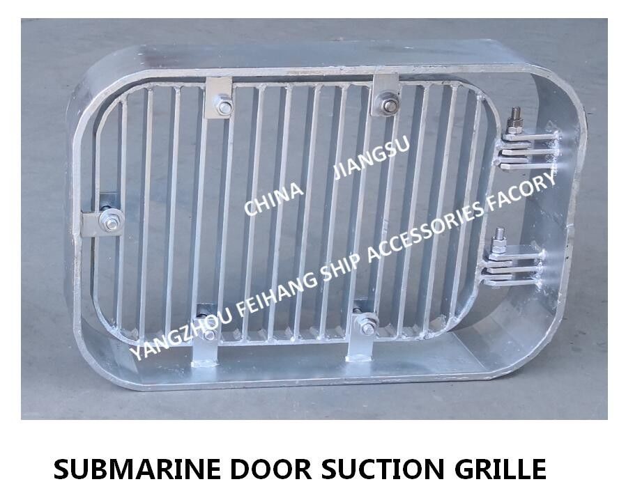 Grille d'aspiration galvanisée à chaud en acier au carbone, grille d'aspiration rectangulaire, grille d'aspiration sous-marine pour portes A125 Cb/T615-95