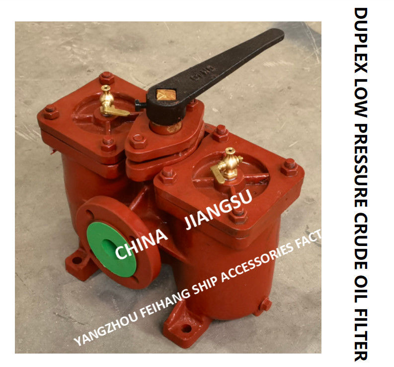 Fonte duplex brute de corps d'épurateurs d'huile du filtre AS16040-0.40/0.22 CB/T425-94 de pétrole de double de débouché de séparateur de carburant