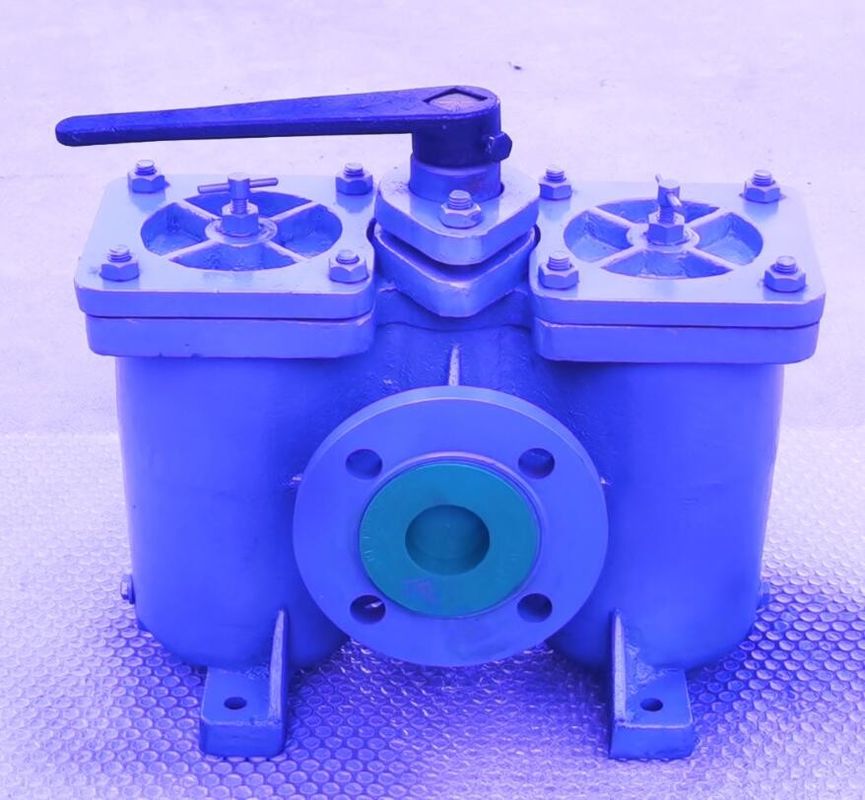 Double filtre à huile pour le modèle de D.O. Delivery Pump Suction : Acier inoxydable de filtre de fonte de corps d'A50-0.75/0.26 Cb/T425