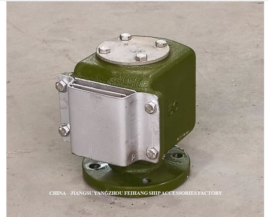 Type malléable de flotteur de fer crique latérale Marine Air Vent Headr d'acier inoxydable de tête de tuyau d'air de caisse de réglage (avec le filet d'insecte)