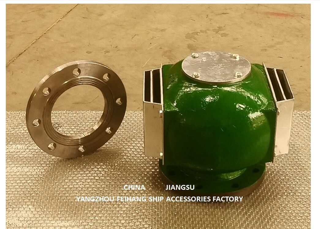 Modèle de tête de tuyau d'air de réservoir de stockage de pétrole de cylindre (avec le filet du feu) : DS125HT CB/T3594-1994