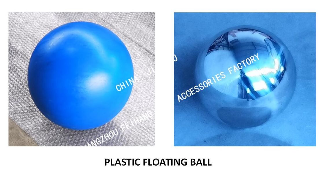 Boule de flottement en plastique pour la boule de flottement d'acier inoxydable de tête de tuyau d'air de Cabinet de précipitation