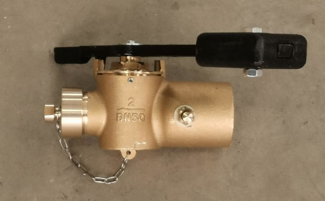 Profondeur en bronze mesurant la valve à fermeture automatique DN50 CB/T3778-99 pour le réservoir d'eaux d'égout