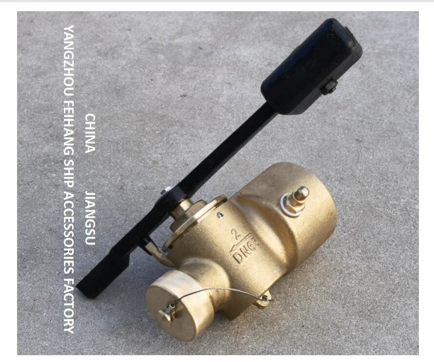 Profondeur en bronze mesurant la valve à fermeture automatique Fh-65 Acb/T3778-1999 pour Marine Sewage Treatment