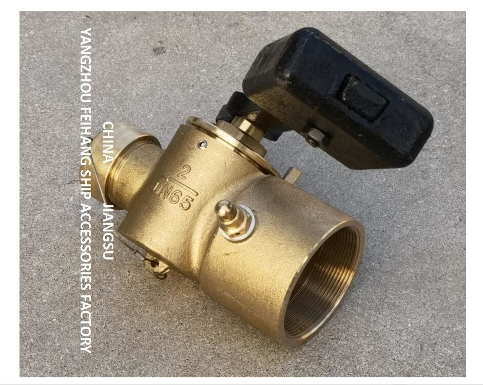 Matériel à fermeture automatique de valve de FH-65A CB/T3778-1999 Marine Anchor Chain Cabin Sounding : Type lourd en bronze de marteau