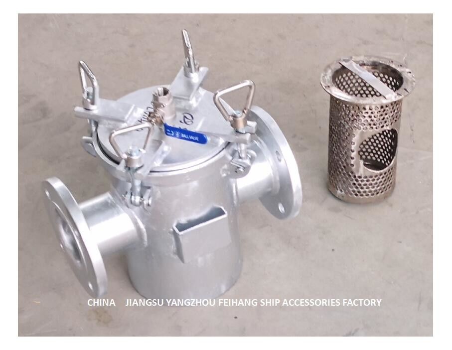 Filtre d'eau brut direct - filtre direct AS80 CB/T494 d'eau de mer d'aspiration