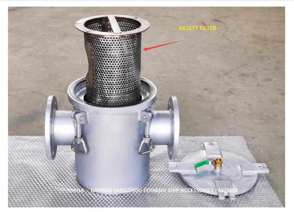 Composants bruts du filtre d'eau de Marine Seawater Filter Marine Suction AS100 CB/T497-2012