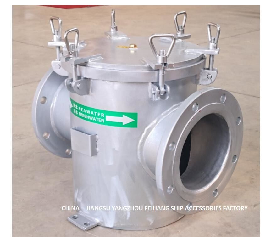 Filtre d'eau de mer galvanisé par acier au carbone direct en vrac d'orifice d'admission de pompe d'eau de mer d'AS200 CB/T497-2012
