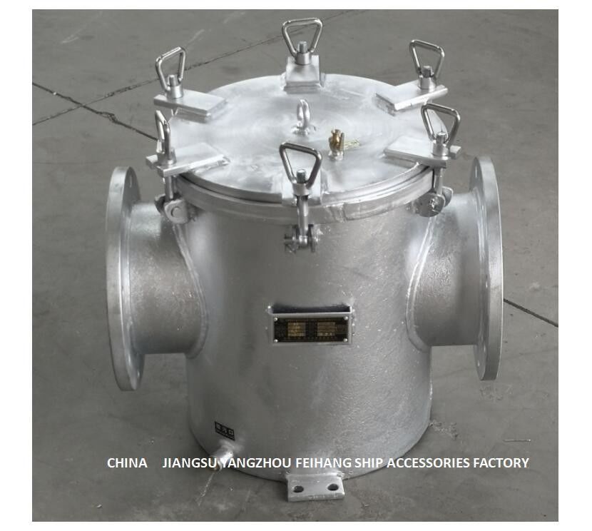 Filtre d'eau de mer galvanisé par acier au carbone direct en vrac d'orifice d'admission de pompe d'eau de mer d'AS200 CB/T497-2012