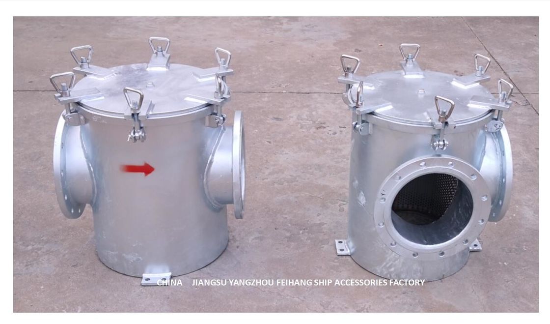 Le type direct tamis de porte sous-marine de haut niveau d'eau de mer modèlent le corps galvanisé d'immersion chaude d'acier au carbone d'AS250 CB/T497-2012