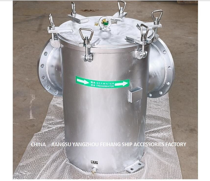 Filtre d'eau de mer pour l'acier inoxydable galvanisé par acier au carbone sous-marin de bas niveau BL350 Cb/T497-2012 de cylindre de filtre de GateBody