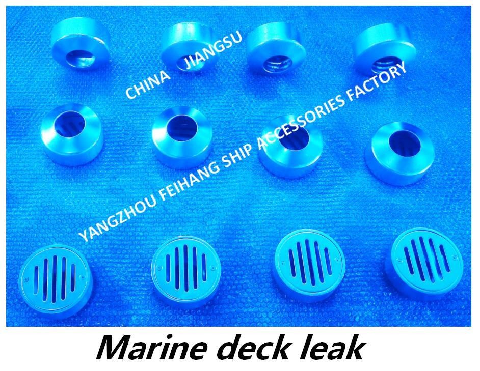 La fuite circulaire Marine Floor Drain Carbon Steel circulaire gauche de plate-forme de YA Marine Leakage Port Circular Marine a galvanisé