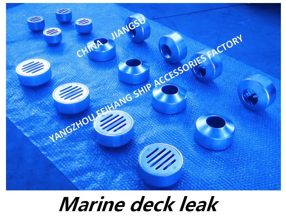 La fuite circulaire Marine Floor Drain Carbon Steel circulaire gauche de plate-forme de YA Marine Leakage Port Circular Marine a galvanisé