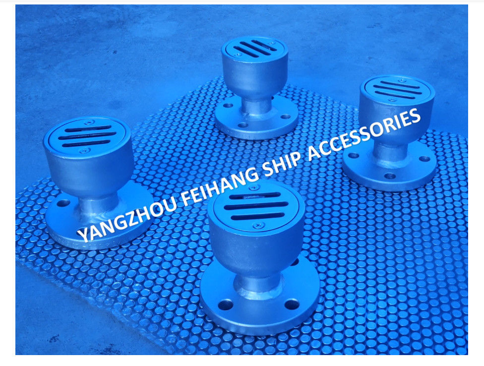 Port de Marine Circular Flange Deck Leakage, Marine Circular Flange Floor Drain YB40 CB/T3885-2004