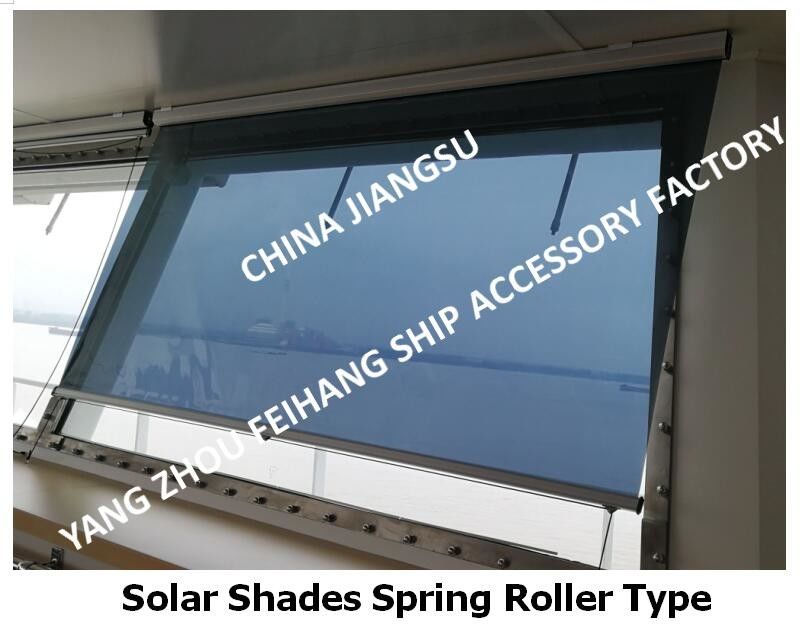 IMPA150721-Solar ombrage le type positionnement bleu de rouleau de ressort d'individu de ressort de couleur
