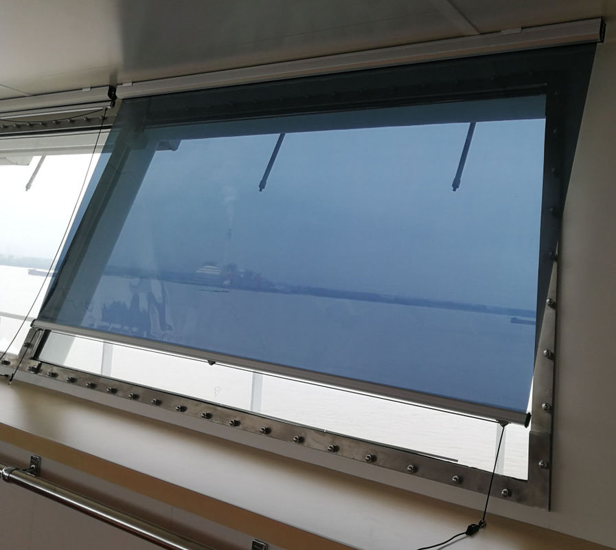 Positionnement automatique de filtrage de ressort d'abat-jour de rouleau de parasol Marine Sunshade Roller Blinds Cockpit de lumière bleue de FH001