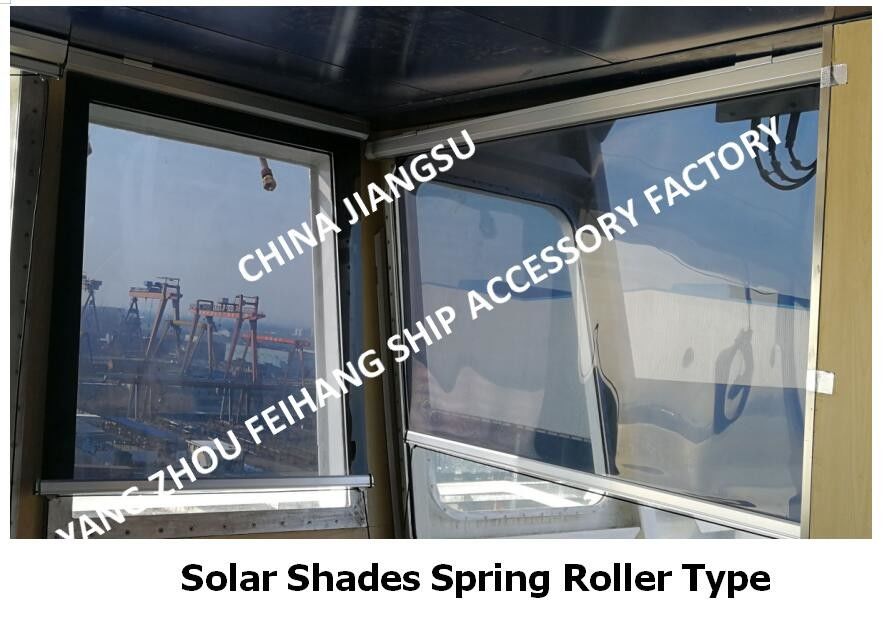 Positionnement automatique de filtrage de ressort d'abat-jour de rouleau de parasol Marine Sunshade Roller Blinds Cockpit de lumière bleue de FH001