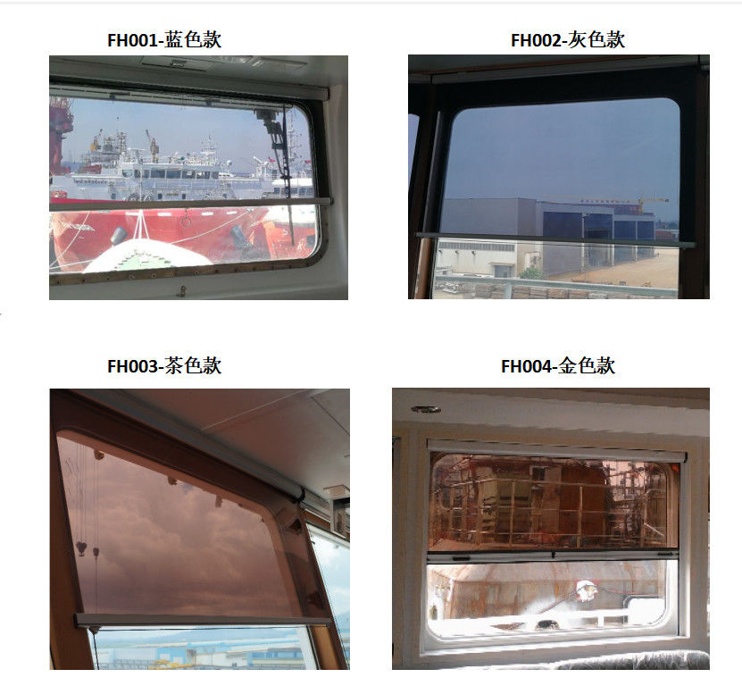 IMPA150721-Solar ombrage le type Marine Cockpit Sunshade Roller Blinds - aveugles de rouleau de ressort de rouleau de parasol de ressort d'habitacle