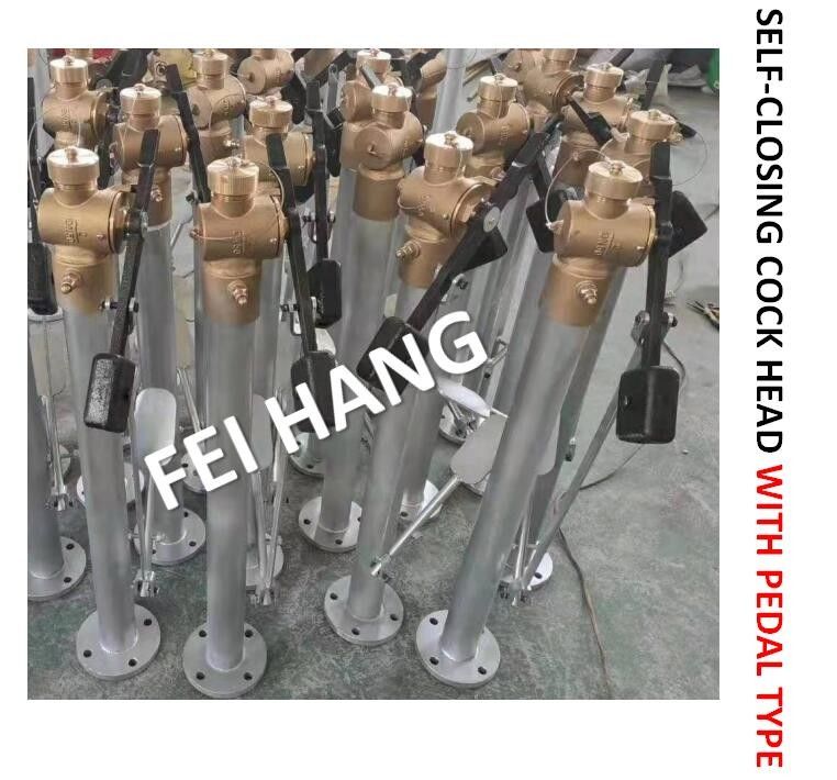 Tête de coq auto-fermant avec pédale de type FH-DN40 Cb/T3778-99