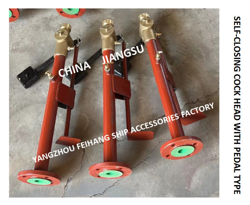 Valve à fermeture automatique de retentissement à commande au pied avec l'extension Rod FH-DN40 Cb/T3778-99