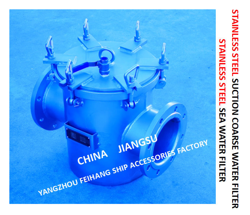 Filtre d'eau de mer de panier d'acier inoxydable, modèle AS150 Cb/T497-2012 de Straines d'eau de mer d'acier inoxydable de panier