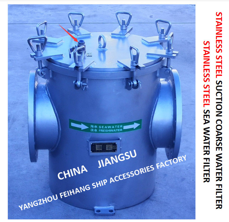 Modèle FH-AS150s Cb/T497-2012 de filtre d'eau de mer d'acier inoxydable de filtre de Marine Stainless Steel Coarse Water