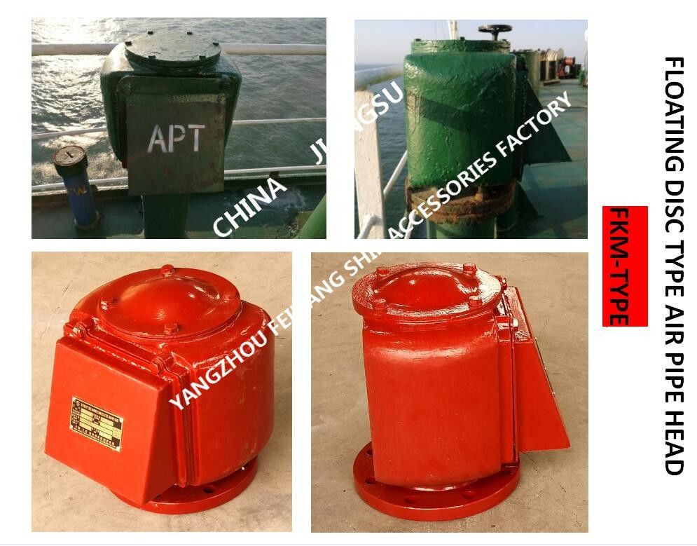 Tête de tuyau d'air pour le type acier inoxydable de flotteur de réservoir d'eau douce de flotteur malléable de fer de corps de FKM-100A Cb/T3594