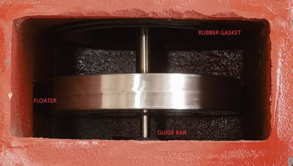 Tête de tuyau d'air du réservoir d'huile à disque flottant SUS316L Cap respirant 53ON-125A