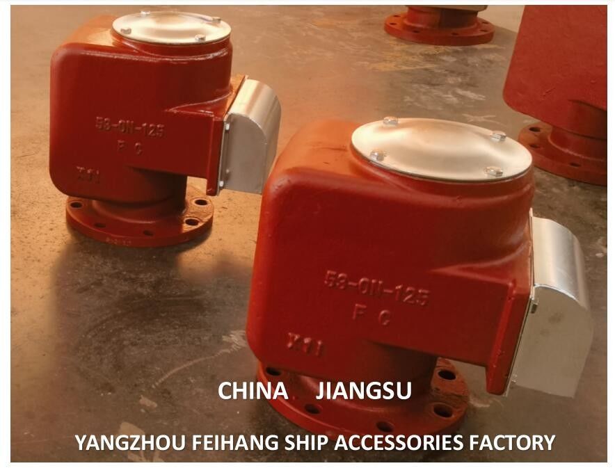 Tête de ventilation d'air de type disque flottant en fonte pour marine 53ON CB/T3594