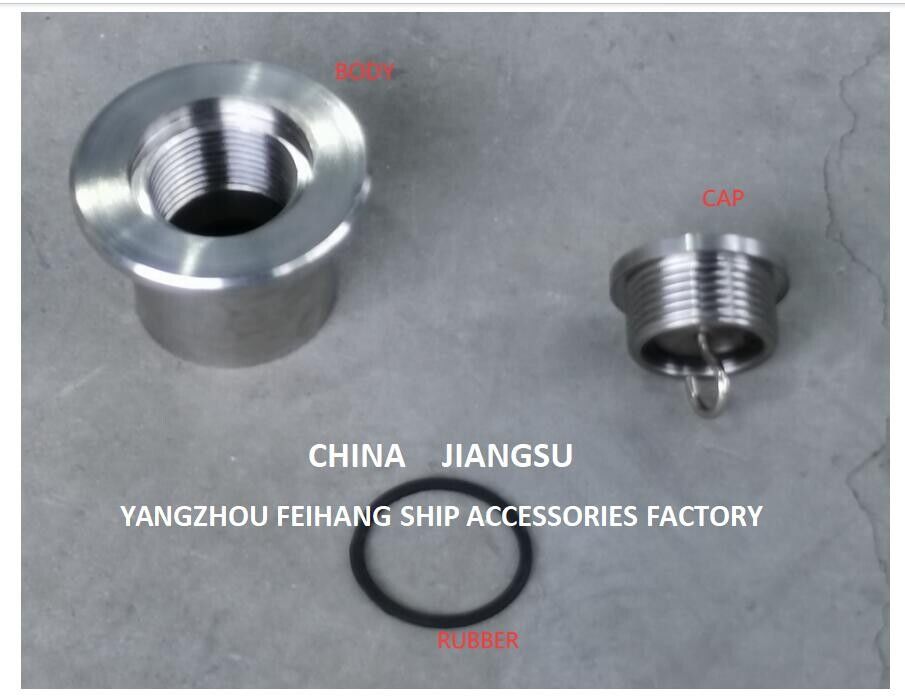 Chine Tube de sondage en acier inoxydable Cap-Tête de tuyau de sondage en acier inoxydable CB/T3778-99