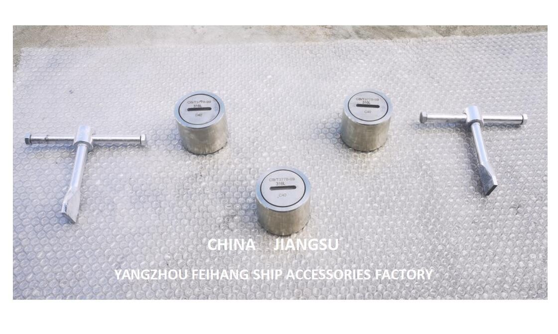 Chine Feihang Type C65 tuyau de sondage en acier inoxydable tête-marine Cap de sondage en acier inoxydable surélevé