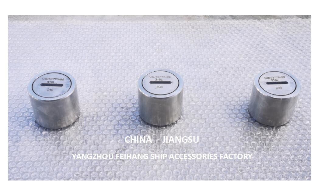 Plug de sonorisation du réservoir de ballast avec anneau O, tête de sonorisation en acier inoxydable modèle C40 Cb/T3778-99
