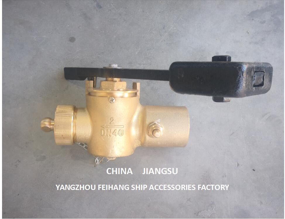 Valve de fermeture automatique à sonnage de profondeur en bronze pour cabine coulée Dn40 Cb/T3778-99 Adaptée à l'eau et au carburant