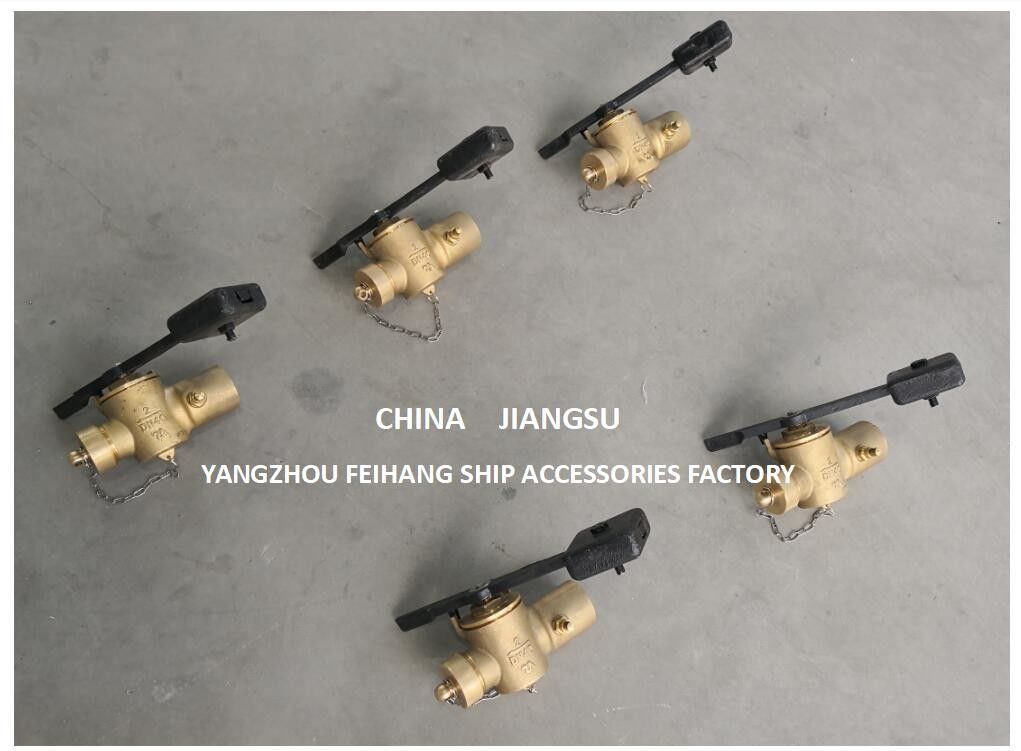 Valve de fermeture automatique à sonnage de profondeur en bronze pour cabine coulée Dn40 Cb/T3778-99 Adaptée à l'eau et au carburant