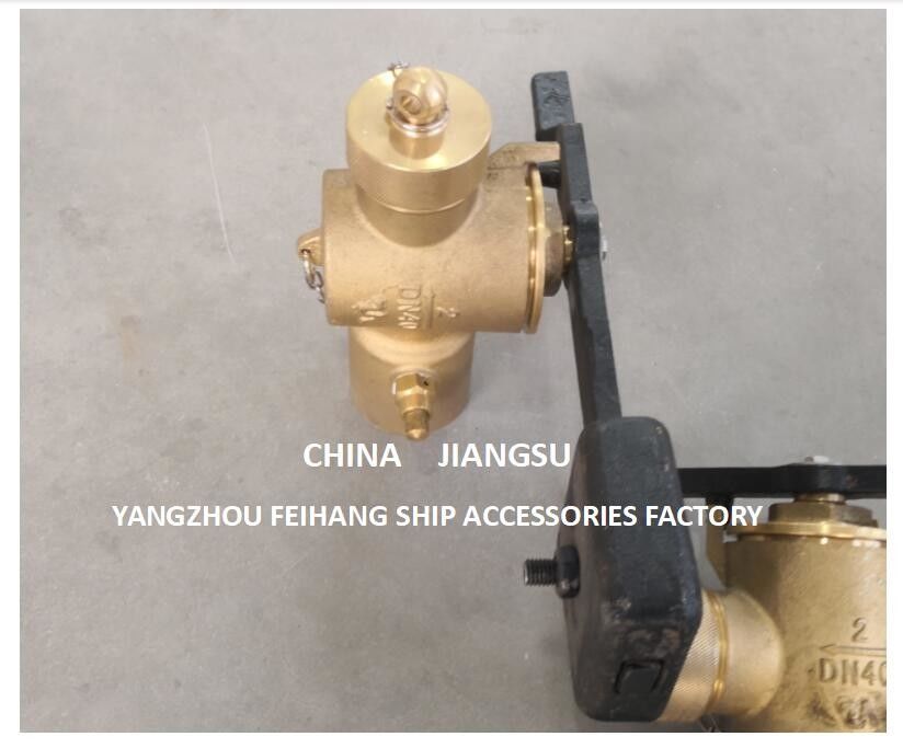 Données techniques de la soupape d'auto-fermeture à sonnage Dn40 Cb/T3778-99 Matériau-Bronze avec contrepoids