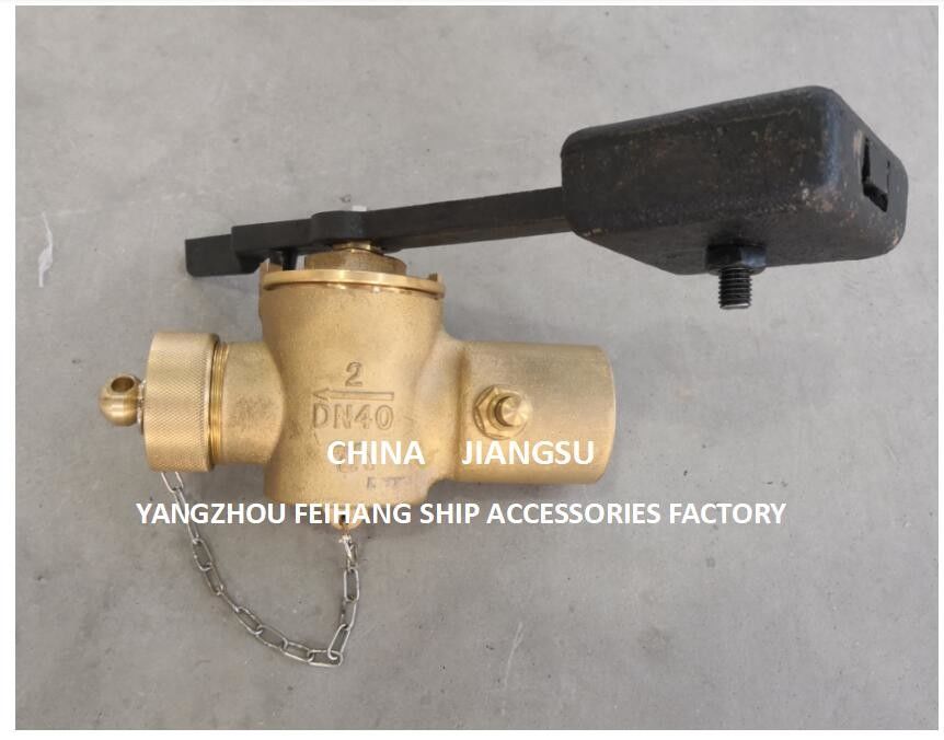 Données techniques de la soupape d'auto-fermeture à sonnage Dn40 Cb/T3778-99 Matériau-Bronze avec contrepoids