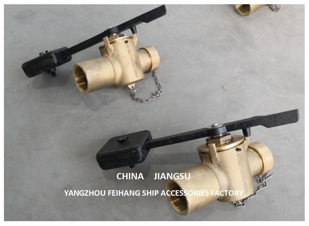 Valve de fermeture automatique à sonnage de profondeur en bronze pour cabine coulée Dn40 Cb/T3778-99 Adaptée à l'eau et au carburant