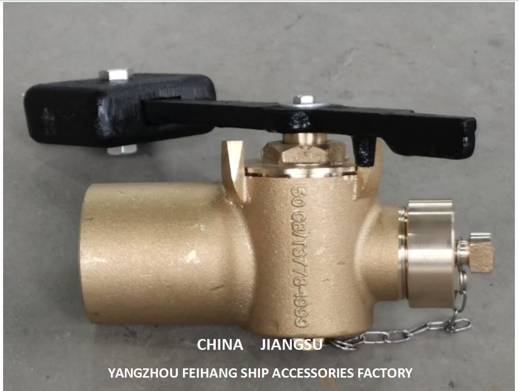 Ventilateur de fermeture automatique à sonnage de profondeur en bronze marin pour cabine coulée Dn50 Cb/T3778-99 avec contrepoids